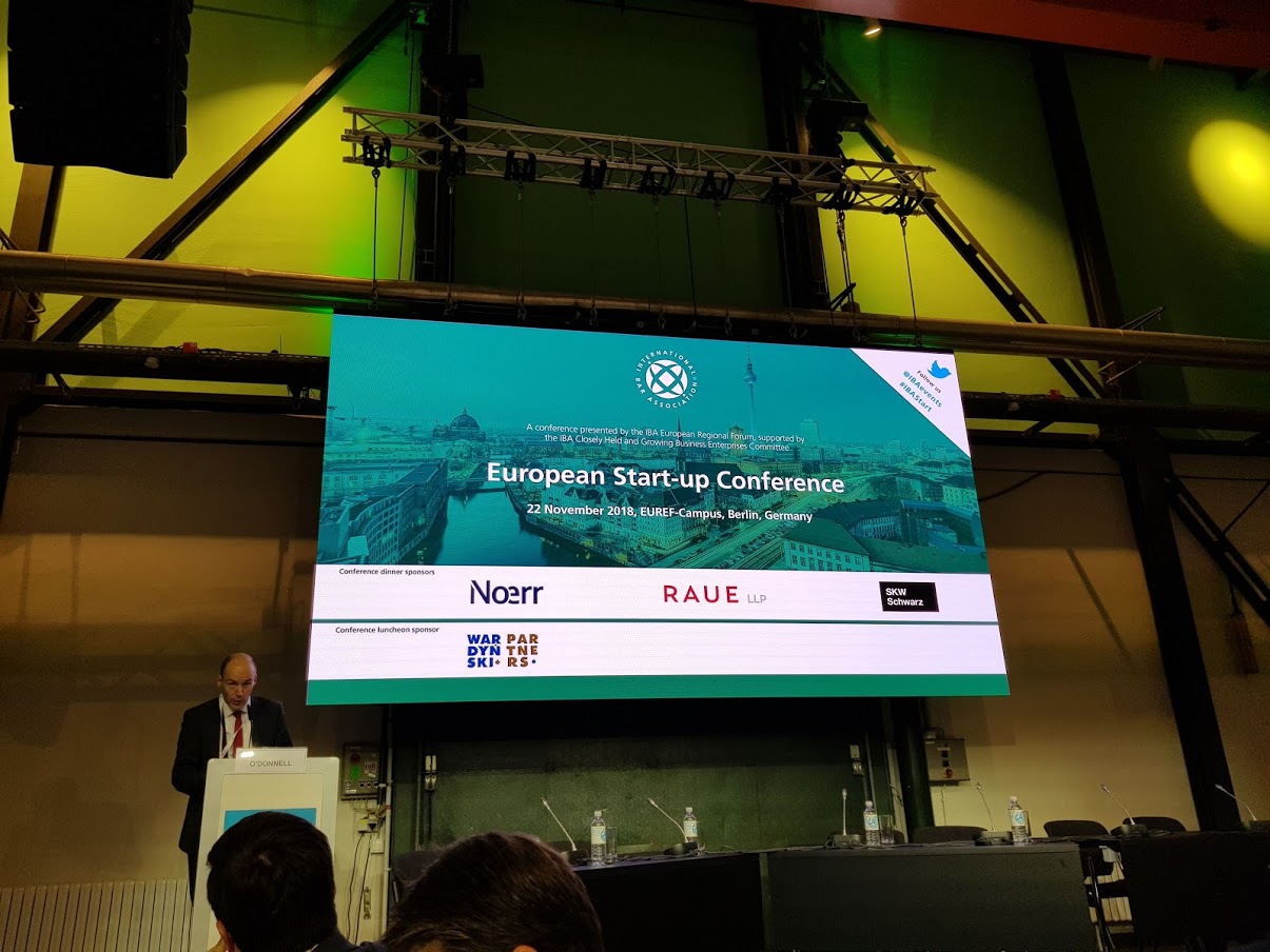 DZ&A at the IBA European Start-up Conference