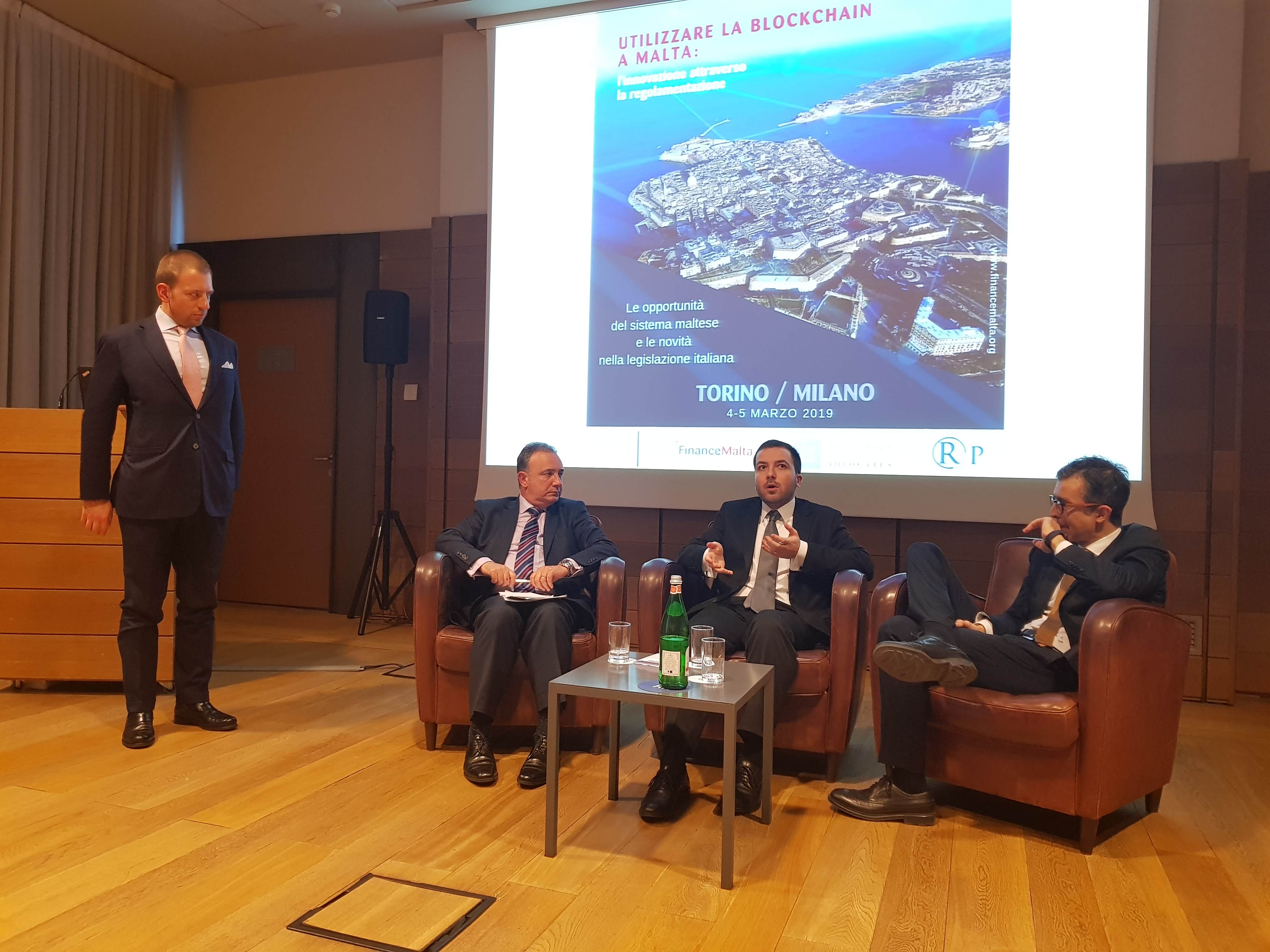 DZ&A takes part in Blockchain Roadshow events in Italy