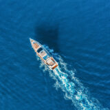 Yacht at sea